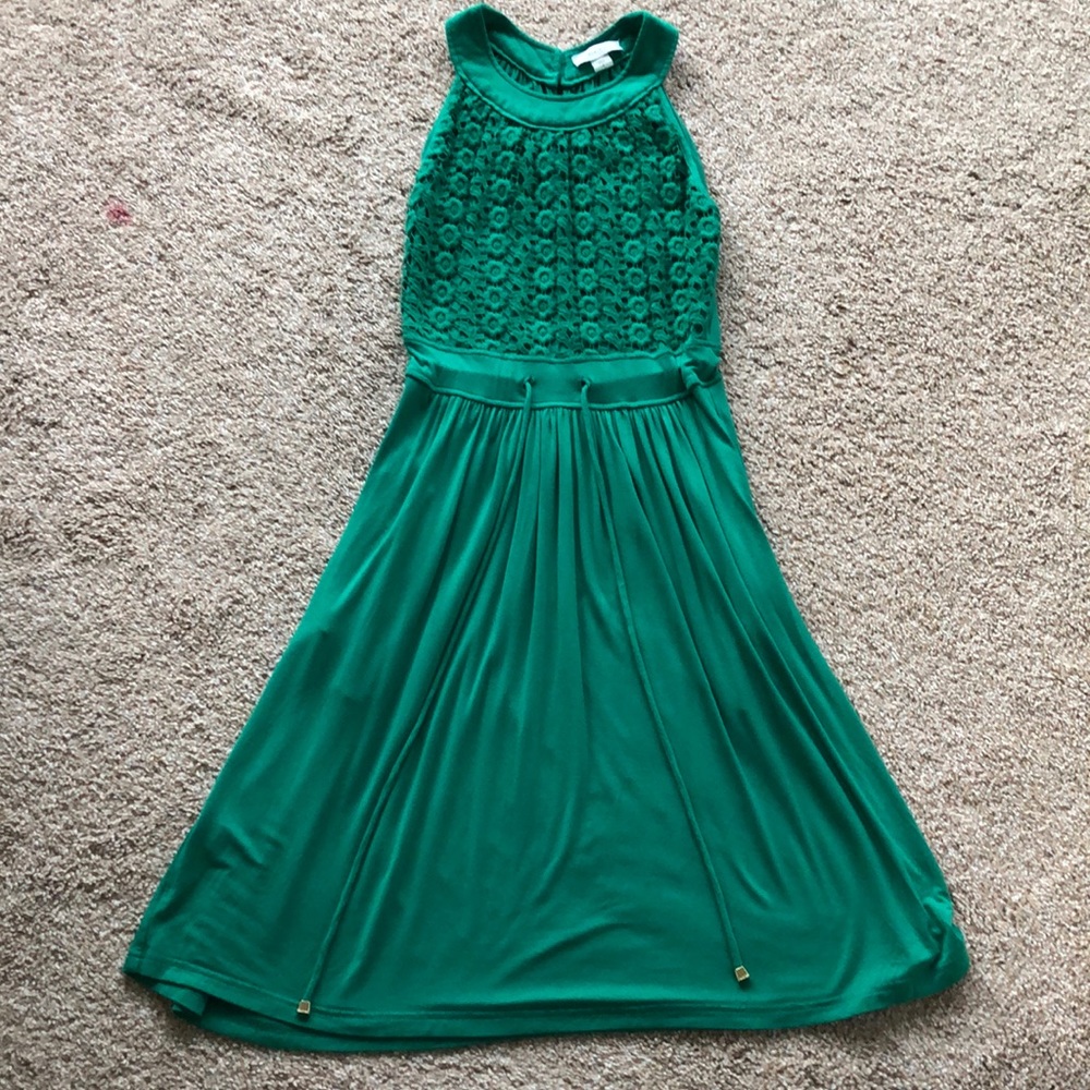 Calvin Klein Green Sleeveless Dress!